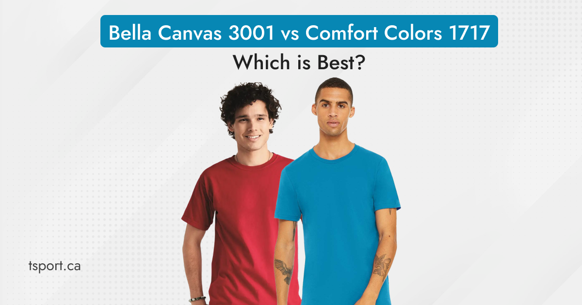 Bella Canvas 3001 vs Comfort Colors 1717 - Which is Best