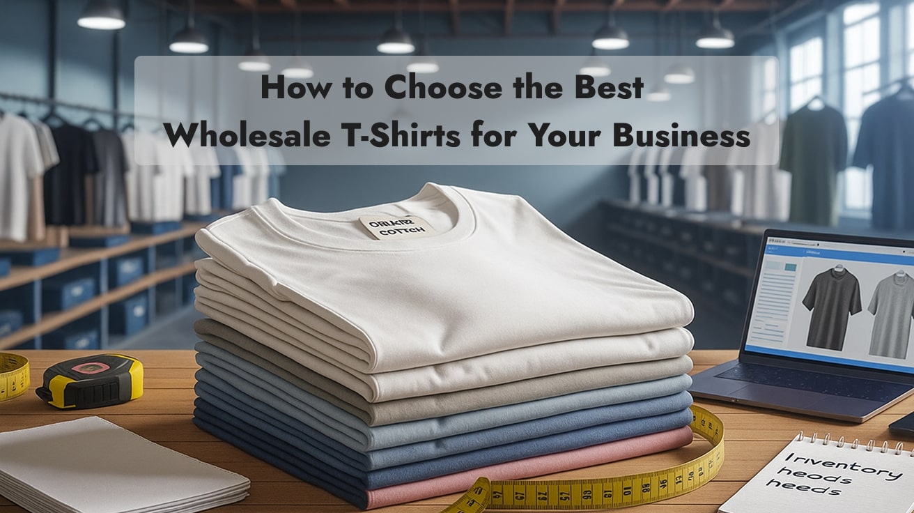How to Choose the Best Wholesale T-Shirts for Your Clothing Business