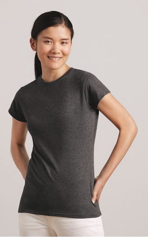 Gildan 64000L Ladies Fitted Cotton Preshrunk Jersey