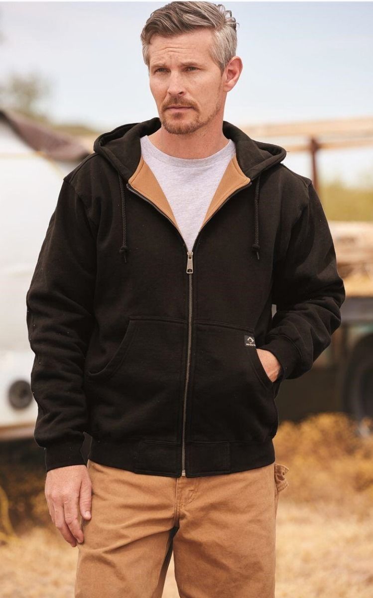 DRI DUCK 7033 – Crossfire Heavyweight Power Fleece Hooded Jacket with Thermal Lining