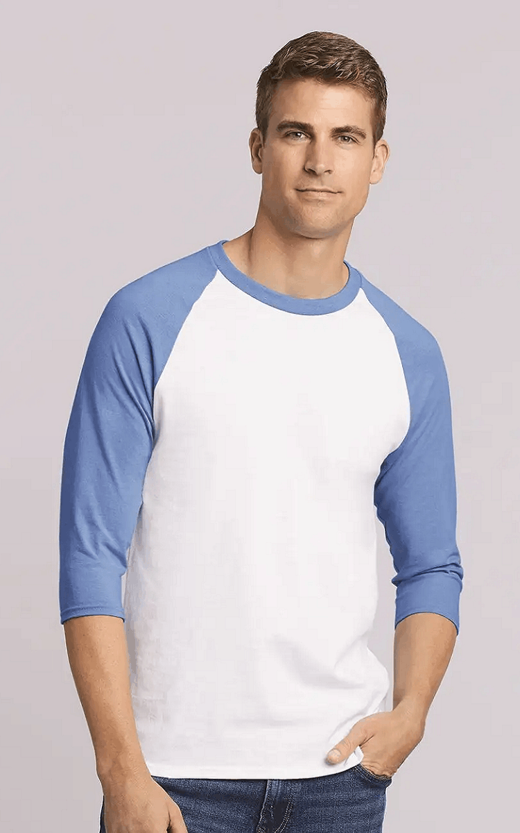 Gildan 5700 – Heavy Cotton™ Raglan Three-Quarter Sleeve T-Shirt