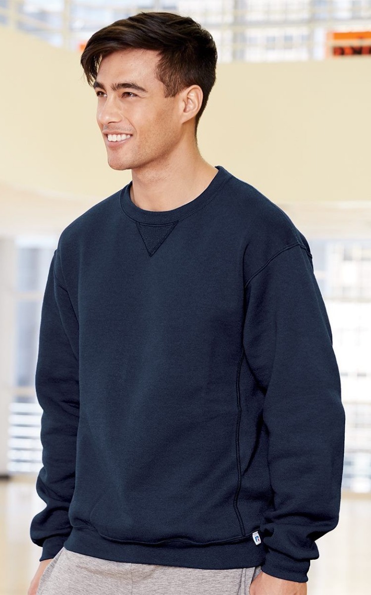 ★ALLSAINTS★ Rubber Crew M029PC7266 M029PC-7266 Monogram Logo Fleece Crewneck Sweatshirt | Calvin Klein