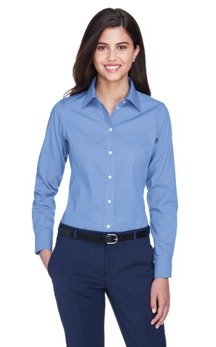 Ladies' Crown Woven Collection Solid Oxford