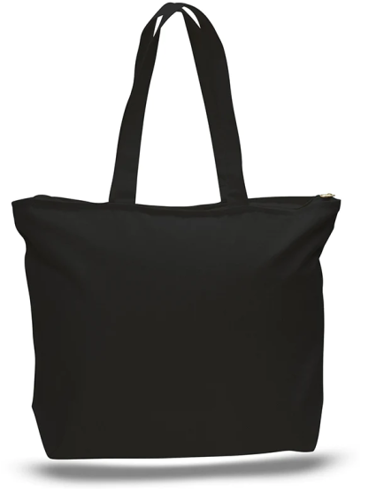 Canvas Zippered Tote bag